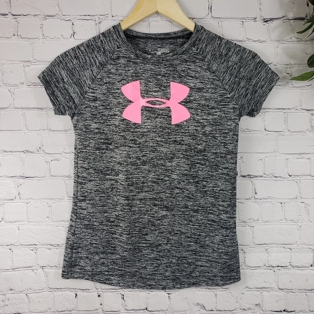 UNDER ARMOUR Heat Gear Short Sleeve Top Size YMD